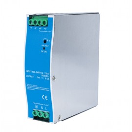 Sursa de alimentare LED pe sina DIN 120W 12V-24V metalica