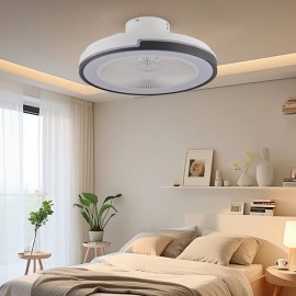 Lustra LED cu Ventilator, 6 Trepte de Viteza, Telecomanda inclusa, Iluminare Reglabilă și Mod Vară/Iarna