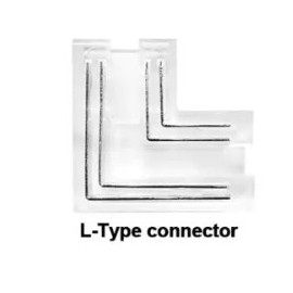 Conector Banda LED cob RGB 90 grade L 10mm