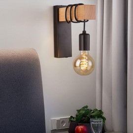 Aplica de perete Townshend Negru E27