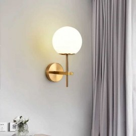 Aplica de perete Modern Gold Globe soclu 1 X E14 Flame