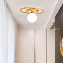 Aplica tip Candelabru 1 Glob soclu E27 Gold/Black rotund