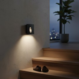 Spot LED trepte IP65 Moon2 incastrat patrat 3W