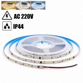 Banda LED 220V 2835 120 buc pe metru interior rola 10m 9W IP44 ZenLED
