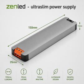 Sursa LED Nano 12v-24v 150W Ultraslim ZenLED