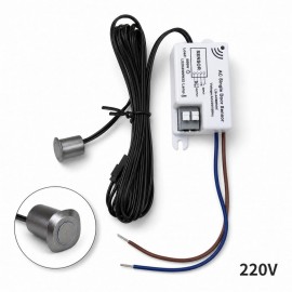 Senzor ON OFF touch 220V dark grey incastrat
