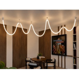 Tub Neon LED flexibil 360 grade 4000k, 6mm grosime 24v 720 lumeni pe metru rola 5m ZenLED