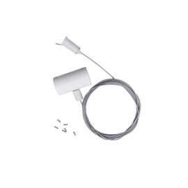 Conector prelungire cu cablu metalic prindere TUB LED neon 360 grade