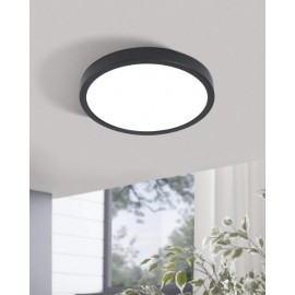Aplica LED Rotund negru 24W 30cm ZenLED