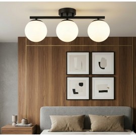 Lustra moderna 3 x E27 Gold/Black twin