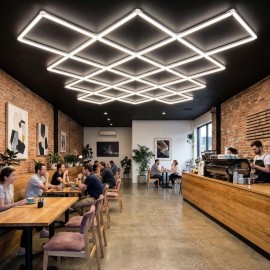 Tavan Aplica LED honeycomb 2750 x 2100 mm 450W ZenLED