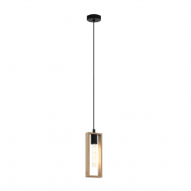 Pendul Lemn E27 Promo