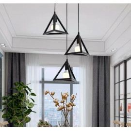 Pendul Triunghi 3 x E27 baza rotunda
