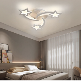 Lustra LED dimabila cu telecomanda 3 functii Star 60W