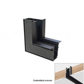 Conector incastrat 90 grade sina Magnetica