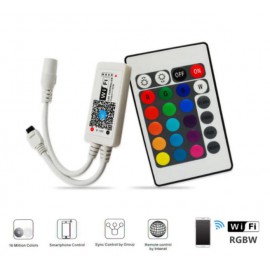 Controler RGB Smart WiFi cu telecomanda IR 100W