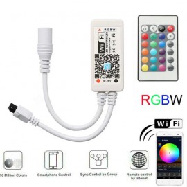 Controler RGBW Smart WiFi cu telecomanda IR 100W