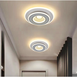 Lustra LED cu telecomanda 3 functii Crom Line round 60W
